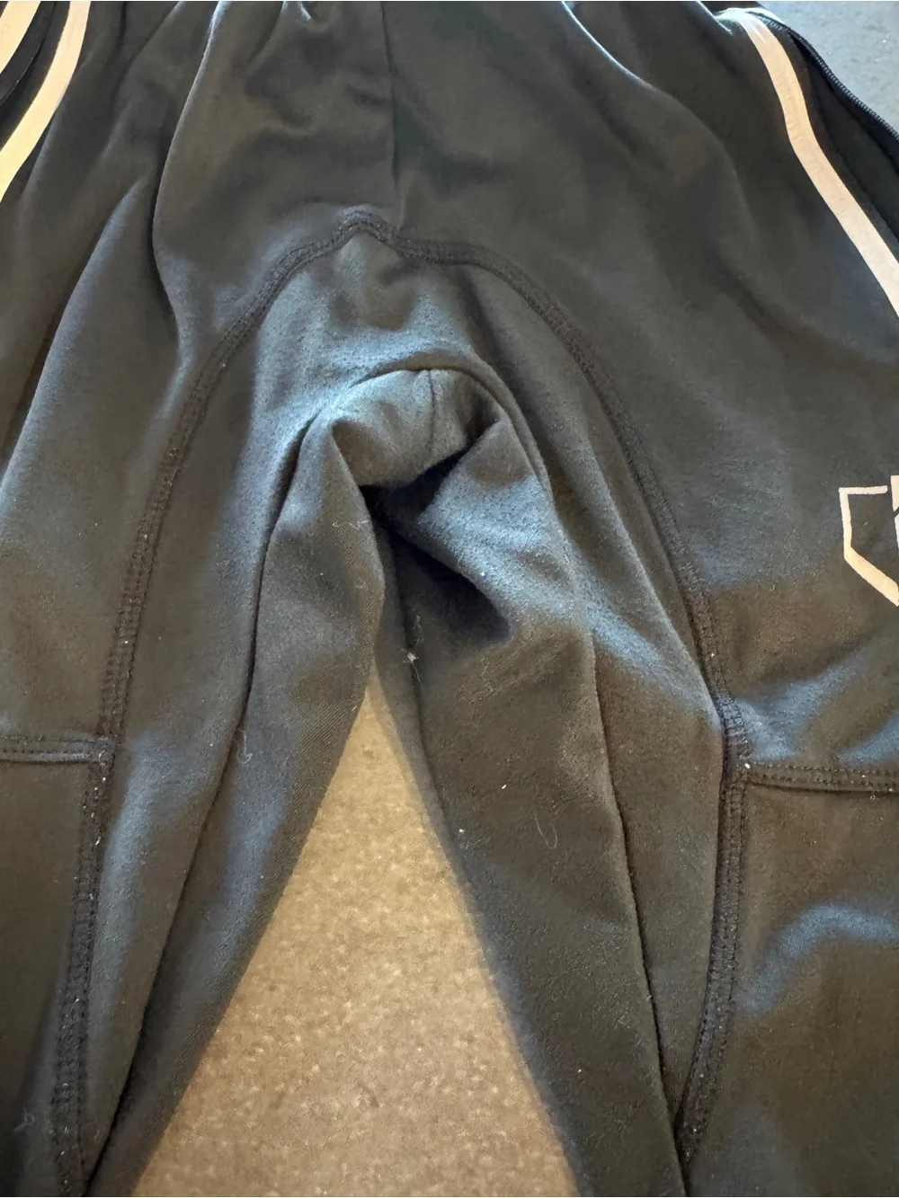 Baseball lifestyle 101  Black Kids Tech Joggers with Reflective Accents